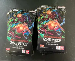 Lot of 22 Pcs One Piece OP-06 Wings Of The Captain Blister Pack Sleeved Booster - Image 4