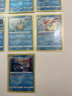 10 Card Lot Of Milotic Feebass Primal Clash Pokemon TCG Reverse Holo Common - Image 5