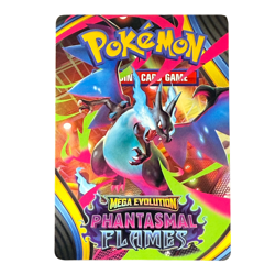 Pokemon Phantasmal Flames Trainer Tips Card + Check List - Mega Charizard NM - Image 1