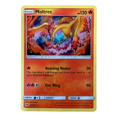 Moltres 38/214 - Lost Thunder - Cracked Ice Holo Rare LP Pokemon Card, 2018 - Image 1