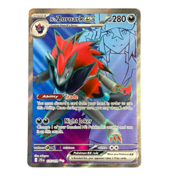 Pokemon N's Zoroark ex 175/159 Journey Together Full Art Ultra Rare Holo Card - Image 1