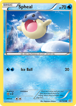 Spheal 46/160 Common | Primal Clash | Pokemon Card - Image 1