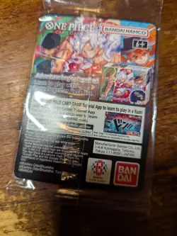 One Piece Monkey.D.Luffy College Basketball US Voyage Promo Card Sealed - Image 2
