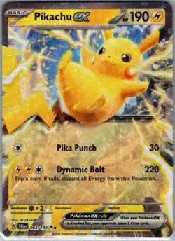 Pikachu ex 063/193 SV02: Paldea Evolved - Pokemon Card - NM - Image 1