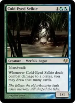 Cold-Eyed Selkie ~ Moderately Played Eventide MTG Magic UltimateMTG Multi-Color - Image 1