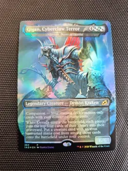 Gyruda, Doom of Depths "Gigan, Cyberclaw Terror" Foil Extended Art MTG UNPLAYED - Image 1