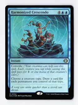 Harmonized Crescendo (Foil) 0054 (R) MTG Lorwyn Eclipsed (ECL) - Image 1