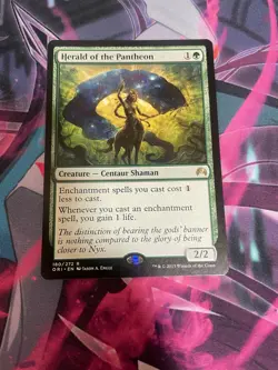 MTG - HERALD OF THE PANTHEON - RARE - ORIGINS - NM ~ - Image 1