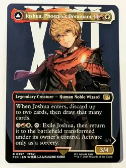 Joshua, Phoenix's Dominant (Borderless) Final Fantasy - MTG RARE - Image 1