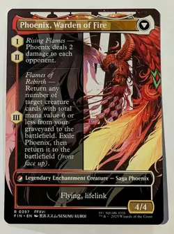 Joshua, Phoenix's Dominant (Borderless) Final Fantasy - MTG RARE - Image 2
