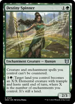 MTG Wilds of Eldraine Commander - Destiny Spinner - Image 1