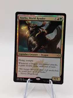 Magic the Gathering | Atarka, World Render | Fate Reforged Foil | NM/LP - Image 1