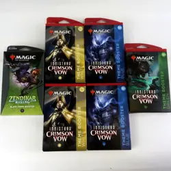 Lot of 6! CRIMSON VOW/ZENDIKAR RISING THEME BOOSTERS Magic Gathering MTG NEW - Image 1