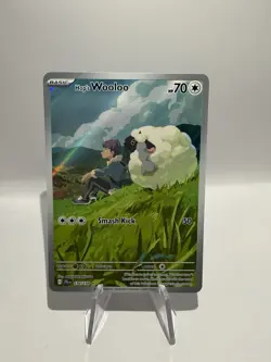 2025 Pokemon Journey Together Hop's Wooloo Illustration Rare 170/159 - Image 1