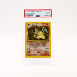 Glurak 4102 PSA 8 Base Set 1st Edition Holo Rare German Pokemon NMMT K G2U - Image 1