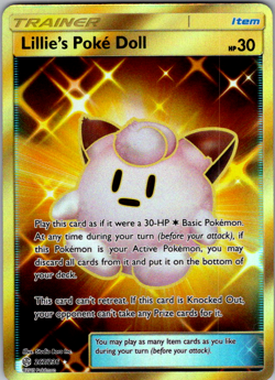 Lillie's Poke Doll (Secret) Holo SM - Cosmic Eclipse 267/236 NM Pokemon TCG - Image 1