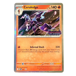 Ceruledge - MEP 014 Phantasmal Flames Stamped Black Star Promo Pokemon TCG NM - Image 1