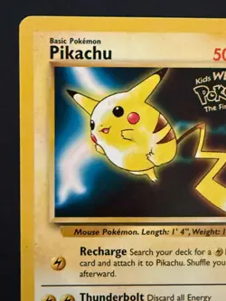 Pikachu (#25) 1999 Pokemon Black Star Movie Promo Stamped #4 - Near Mint - Image 2