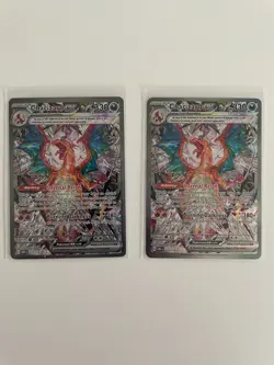2 Charizard ex 223/197 SIR Obsidian Flames Pokemon TCG Special Illustr Rare NM - Image 1