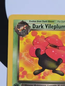 Dark Vileplume 30/82 Team Rocket Regular 1st Edition Pokemon - Image 2