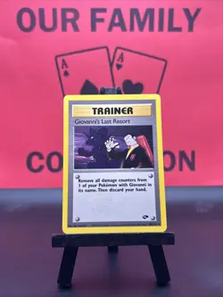 Giovanni's Last Resort 105/132 Gym Challenge WOTC Pokemon TCG Rare 1999 NM - Image 1