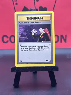 Giovanni's Last Resort 105/132 Gym Challenge WOTC Pokemon TCG Rare 1999 NM - Image 2