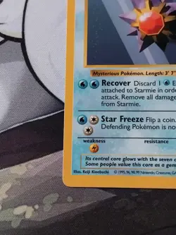 Pokemon TCG Starmie Base Set 64/102 Regular Shadowless Common NM - Image 4