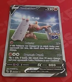 Conkeldurr V (Alternate Full Art) 074/078 Pokemon GO Holo - Image 1