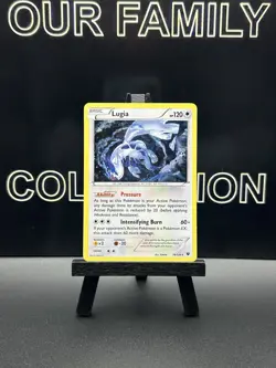 Pokemon TCG Lugia Fates Collide 78/124 Exclusive Cracked Ice Holo LP - Image 1