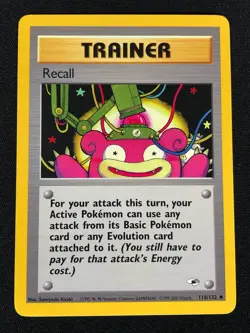 Pokemon Recall 116/132 Common (NM) - Image 1