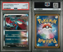 Pokemon Roaring Moon 100/187 - Terastal Festival EX PSA 10 ( POP-4 ) - Image 3