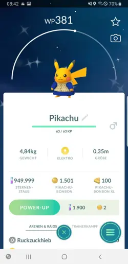 Pokemon Go Shiny Pikachu Kurta - Pokemon Go Schillernd Pikachu Kurta - Image 1