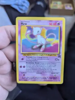 Vintage Pokemon TCG - Mew 8 Black Star Promo Regular (Non-holo) - Image 1