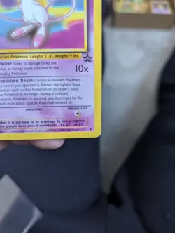Vintage Pokemon TCG - Mew 8 Black Star Promo Regular (Non-holo) - Image 3