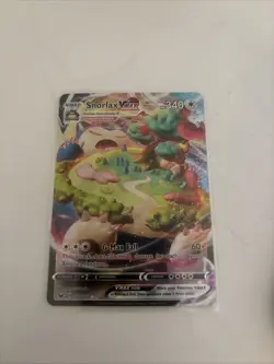 Pokemon TCG Snorlax Vmax Sword & Shield 142/202 Holo Ultra Rare - Image 3