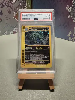 Tyranitar #29/165 Expedition Holo PSA 8 NM-MT Pokemon - Image 1