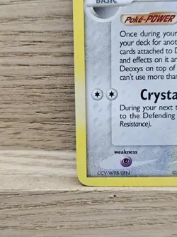 Deoxys Delta Species 2/17 POP Series 4 Holofoil 2006 Pokemon Card TCG (11) - Image 3