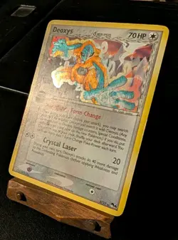 Pokemon Deoxys Holo Rare Card 2/17 Delta Species, Pop Series 4 Promo (SWIRL) - Image 4