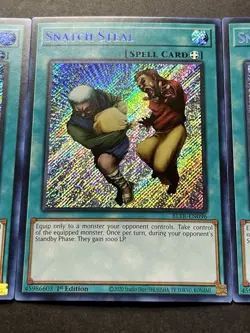 3x Snatch Steal | Secret Rares | BLTR-EN096 | NM | 1st Editions | YuGiOh! - Image 5