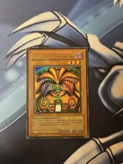 YuGiOh 2002 LOB-124 Exodia The Forbidden One Wavy 1st Edition English - Image 1
