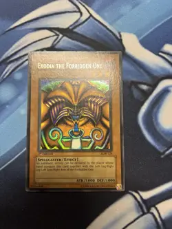 YuGiOh 2002 LOB-124 Exodia The Forbidden One Wavy 1st Edition English - Image 3