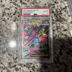 2025 POKEMON MEG EN-MEGA EVOLUTION ULTRA RARE #162 MEGA MAWILE EX PSA 10 - Image 1