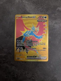 Roaring Moon EX #262/182 (SV04: Paradox Rift) - Pokemon TCG - Hyper Rare - M/NM - Image 1