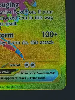 Roaring Moon ex 262/182 Hyper Rare Gold Paradox Rift Pokemon TCG NM - Image 5