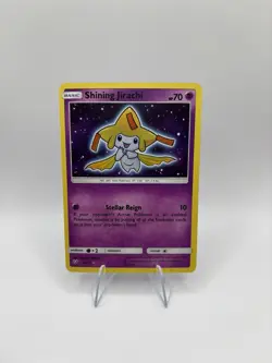 Pokemon TCG Shining Jirachi Holo Rare Card 42/73 Shining Legends Series - Image 1