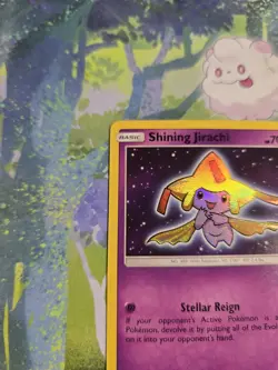 Mint+ Pokemon TCG Shining Jirachi Holo Rare Card 42/73 Shining Legends Series - Image 4