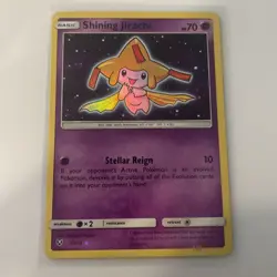Pokemon TCG Shining Jirachi Holo Rare Card 42/73 Shining Legends Series NM - Image 1