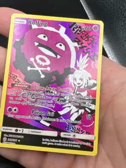 Pokemon TCG Koffing Trainer 243/236, Sm-Cosmic Eclipse, Secret Rare Nm BH3 - Image 3