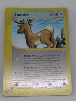 Stantler 102/144 Skyridge Reverse Holo Rare Pokemon TCG Nintendo MP - Image 3