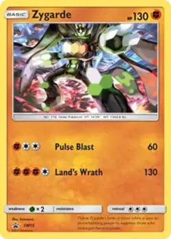 Zygarde (Complete Forme) SM15 - Pokemon Sun & Moon Promo Holo Rare Card LP - Image 1